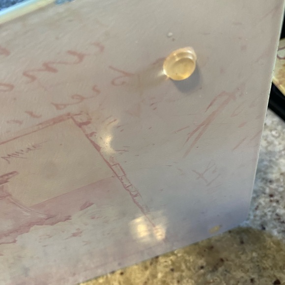 Floral Decorative Glass Cutting Board 18 x 12” - Picture 4 of 4